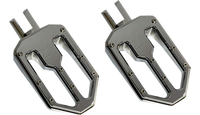 Pro-One Performance 500752 Moto V1 Billet Footpeg - Chrome