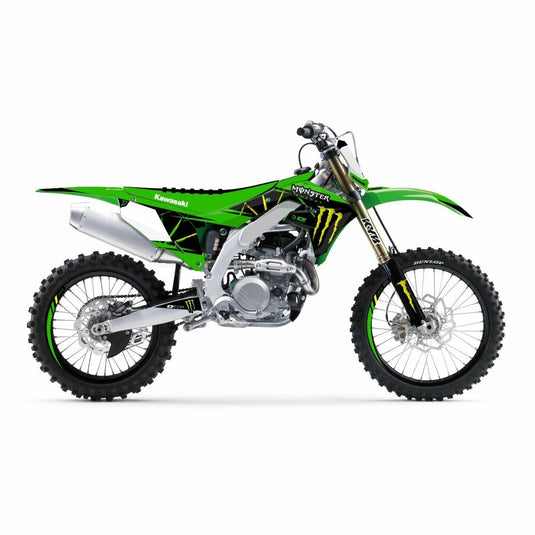 Dcor 20-20-135 Monster Energy Kawasaki Complete Graphics Kit - White