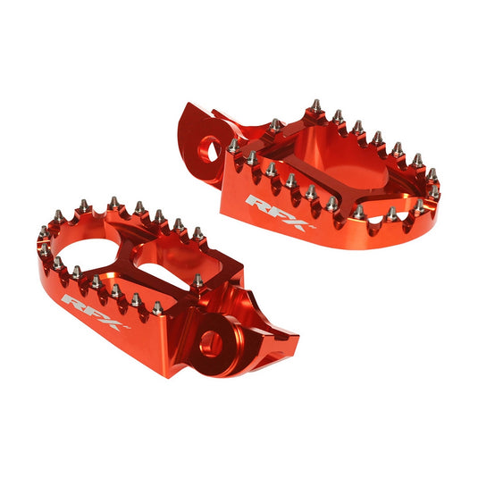 Rfx FXFR 50300 99OR Pro Series Aluminum Footpegs - Orange