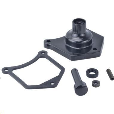 Drag Specialties 2110-0992 Solenoid End Cover/Starter Button for 1.0, 2.0, 2.2 and 2.6kW Starters - Gloss Black