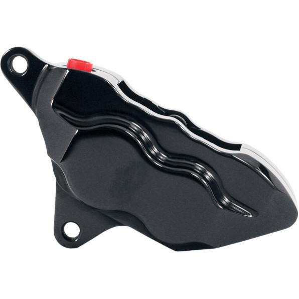 Hawg Halters Inc LHSAB500 Direct Bolt-On 4 Piston Front Brake Caliper - Black