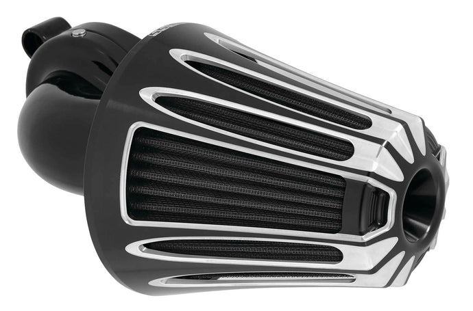 Arlen Ness 81-037 Monster Sucker Air Cleaner Kit with Cover - Deep Cut - Black