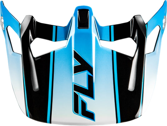 Fly Racing Visor for Werx-R Flow Carbon Helmets - Black/Blue/White