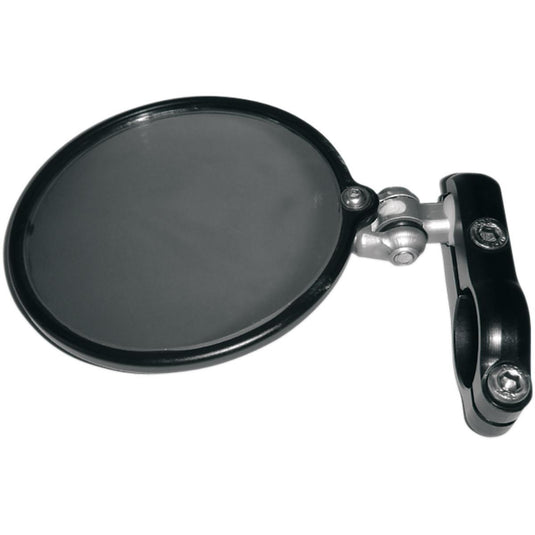 Crg HSLS-200-L Hindsight LS (Lane Splitter) Left Side Bar End Mirror - Black