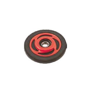 Ppd Group R7250A-2-104A Idler Wheel - 7.25in. x 20mm - Black/Red