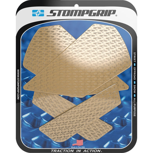 Stompgrip 55-14-0175C Icon Profile Traction Tank Grip - Street - Clear
