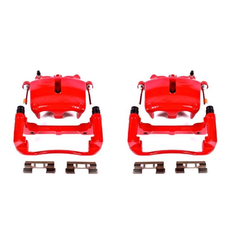 Load image into Gallery viewer, Powerstop S4974 PSB Red Calipers
