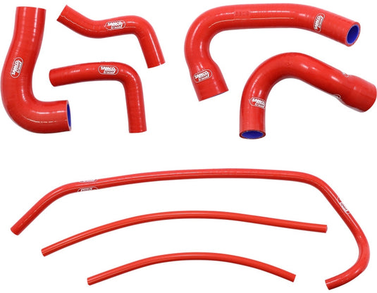 Moose Racing KTM-116 RD Race Fit Radiator Hose Kit without Clamps - Red