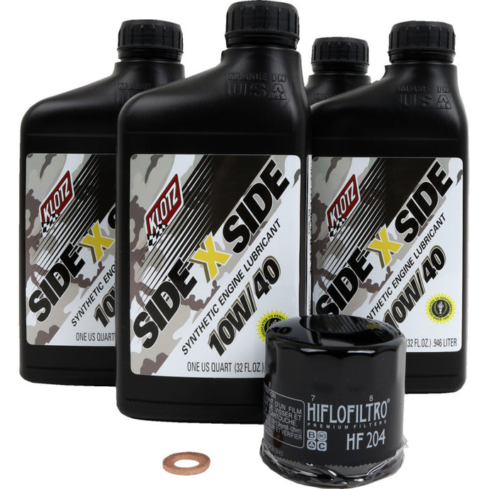 Klotz Oil KU-109 Side-by-Side Oil Change Kit - 10W-40