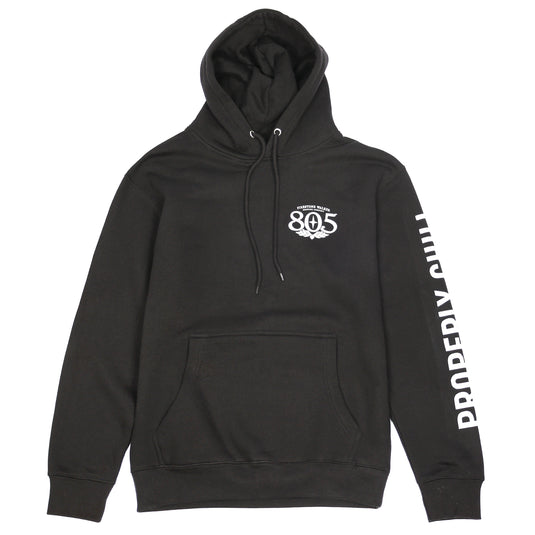Fasthouse 805 Premier Properly Chill Pullover Hoodie (XX-Large, Black)