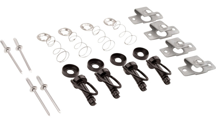 Quad Logic 100-4335-PU Quick-Release Dzus Fastener Side Panel Hardware Kit