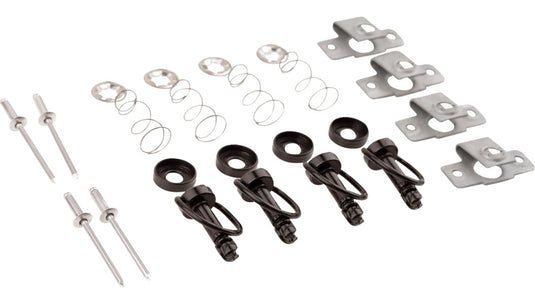 Quad Logic 100-4335-PU Quick-Release Dzus Fastener Side Panel Hardware Kit