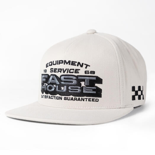 Fasthouse Maintenance 110 Hat (One Size Fits Most, Light Gray)