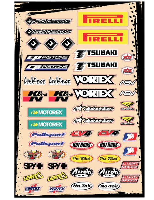 Flu Designs Inc. 00502 Universal Logo Kit A