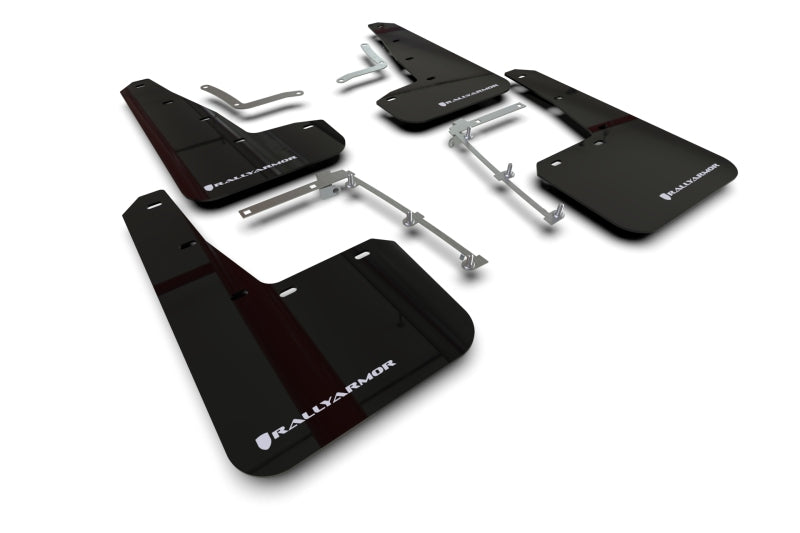 Load image into Gallery viewer, Rally Armor MF74-UR-BLK/WH RAL UR Blk Flap/Wht Logo
