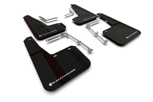 Rally Armor MF74-UR-BLK/WH RAL UR Blk Flap/Wht Logo
