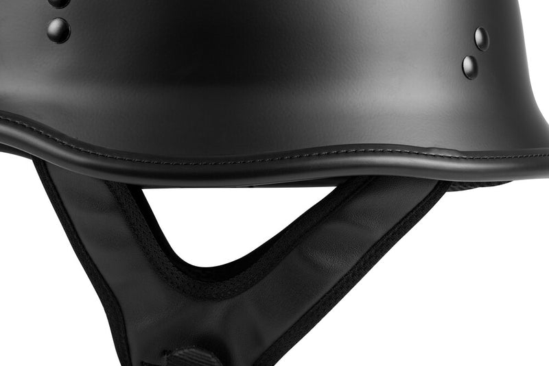 Highway 21 9MM German Beanie Helmet (Medium, Matte Black)