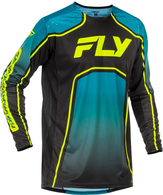 Fly Racing Rayce Jersey (XX-Large, Teal/Black/Lime)
