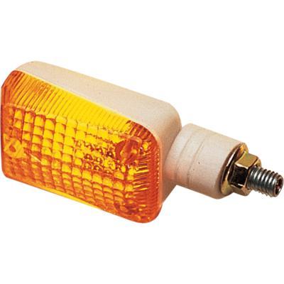 K&S Technologies 25-8048 Mini-Stalk Marker Lights - White with Amber Lens