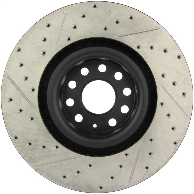 Load image into Gallery viewer, Stoptech 127.33112L ST Slot &amp; Drill Brake Rotors
