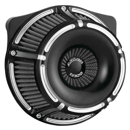 Arlen Ness 18-915 Inverted Series Air Cleaner Kit - Slot Track - Black Anodized