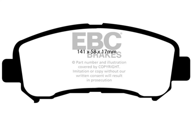 Load image into Gallery viewer, Ebc DP41954R EBC Yellowstuff Brake Pad Sets
