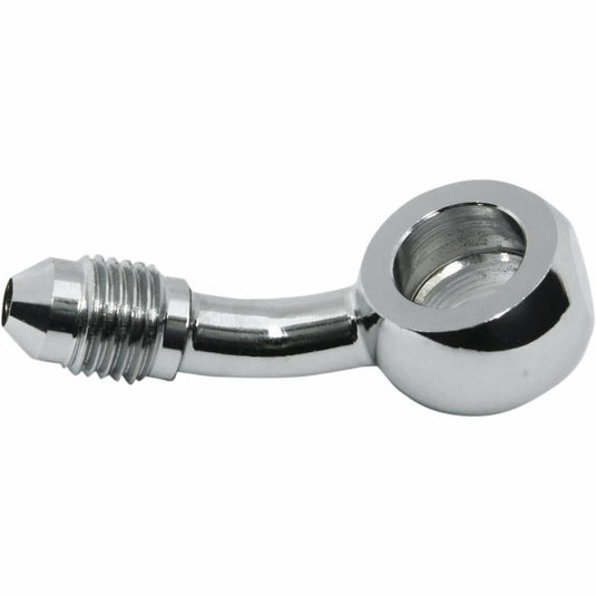 Magnum 1703-28 10mm Banjo X AN-3 Brake Line Fitting - 35 Deg. - Chrome