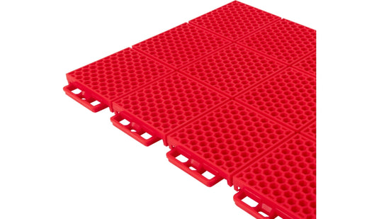 Caliber Products 13612-2 ProTech Smooth Flooring - Red - 24pz.