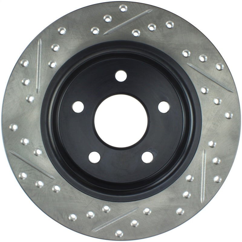 Load image into Gallery viewer, Stoptech 127.61099L ST Slot &amp; Drill Brake Rotors
