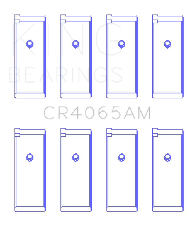 Load image into Gallery viewer, King Engine Bearings CR4065AM KING Connecting Rod Bearings
