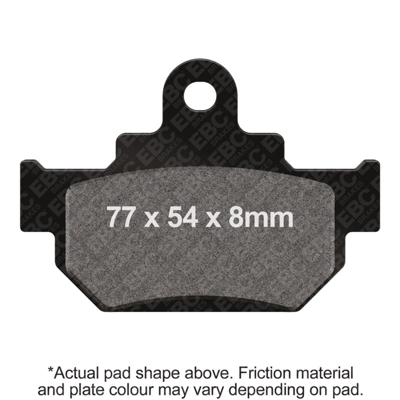 Load image into Gallery viewer, Ebc Powersports FA106V EBC Semi-Sint Vee Brake Pads
