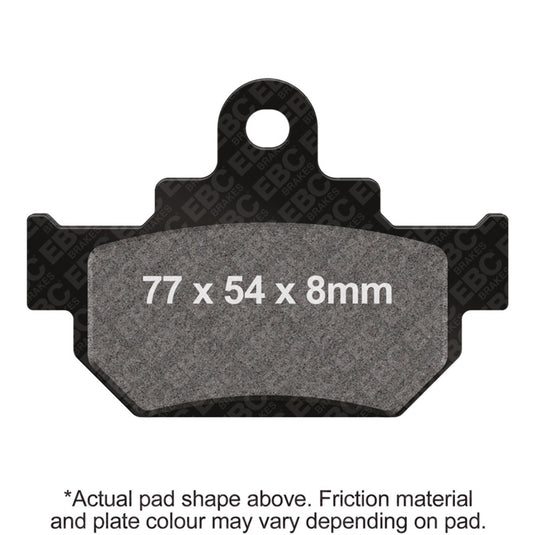 Ebc Powersports FA106V EBC Semi-Sint Vee Brake Pads