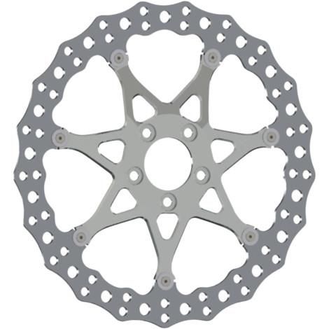 Arlen Ness 33-10102-203 14in. Two-Piece Floating Front Brake Rotor - Procross Chrome