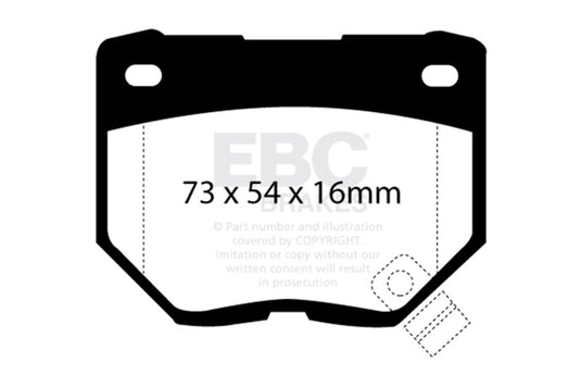 Ebc DP2826 EBC Greenstuff Brake Pad Sets