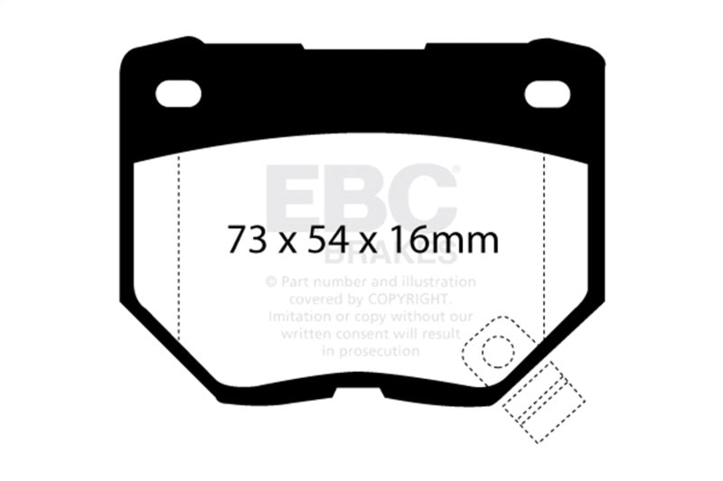 Load image into Gallery viewer, Ebc DP3826C EBC Redstuff Brake Pad Sets
