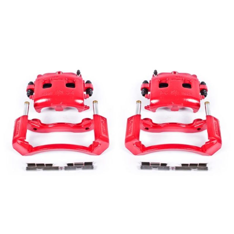 Load image into Gallery viewer, Powerstop S4832 PSB Red Calipers
