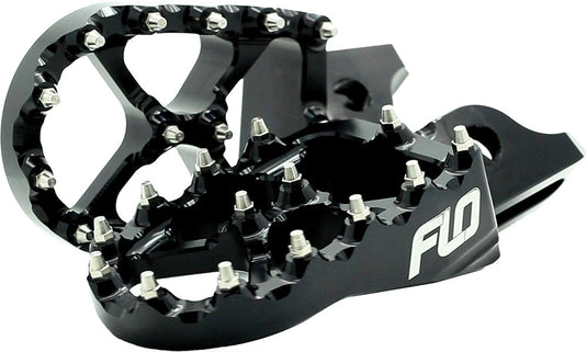 Flo Motorsports FPEG-793-2BLK Pro Series Foot Pegs - Black