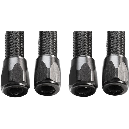 Jagg 22-JHF06-BK-4 Hose Finishers - Black