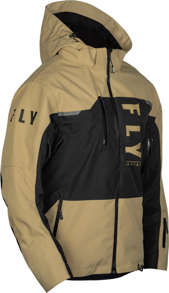 Load image into Gallery viewer, Fly Racing Carbon Jacket (Medium, Black/Tan)

