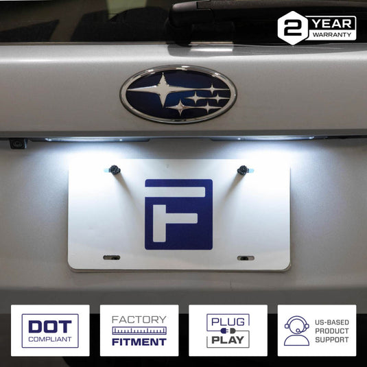 Form Lighting FL0053 FRM License Plate Lights