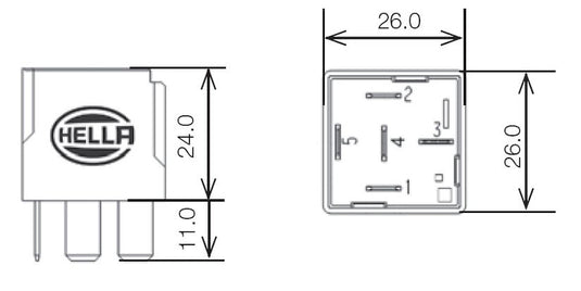 Hella 007794027 HELLA Relay Connector