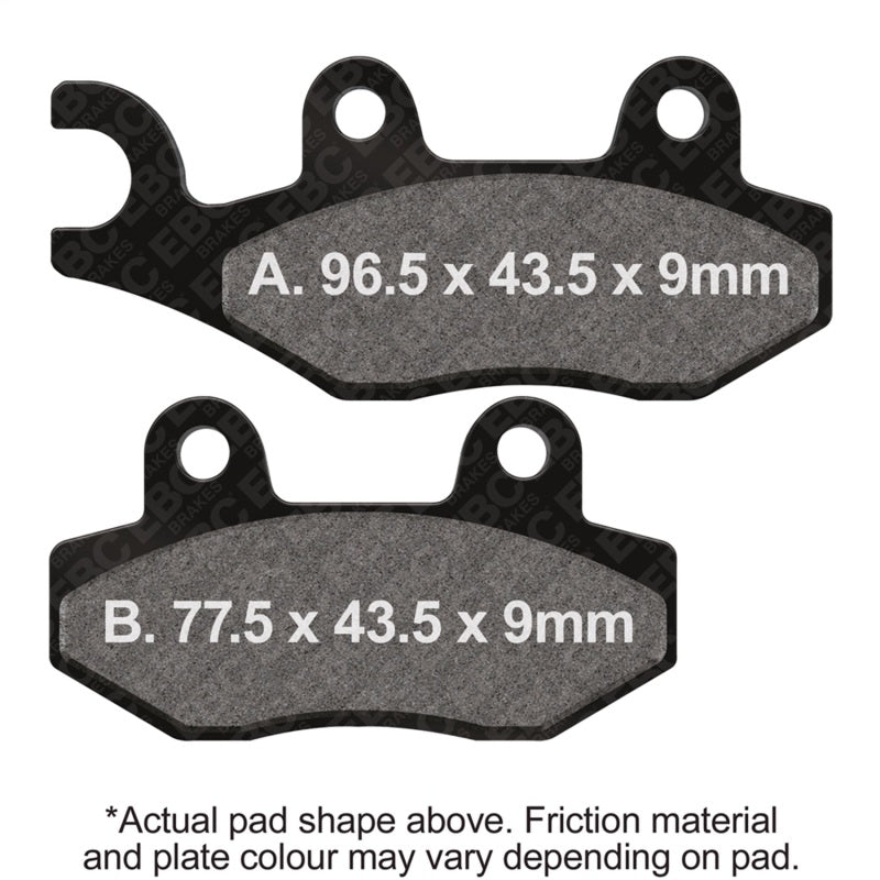 Load image into Gallery viewer, Ebc Powersports FA228HH EBC HH Sintered Brake Pads
