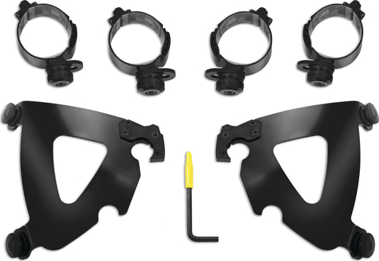 Memphis Shades MEB2043 Trigger Lock Mount Kit for Road Warrior Fairing - Black
