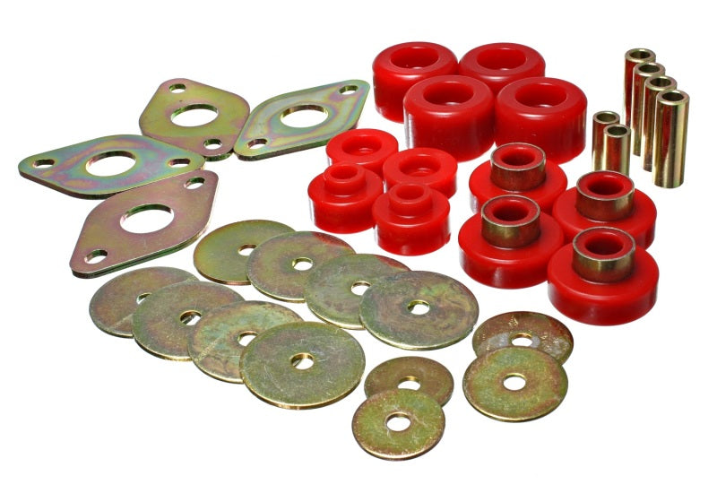 Load image into Gallery viewer, Energy Suspension 8.4109R ES Body Mounts - Red
