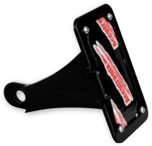 Accutronix LPF108HV-B Side-Mount License Plate - Black