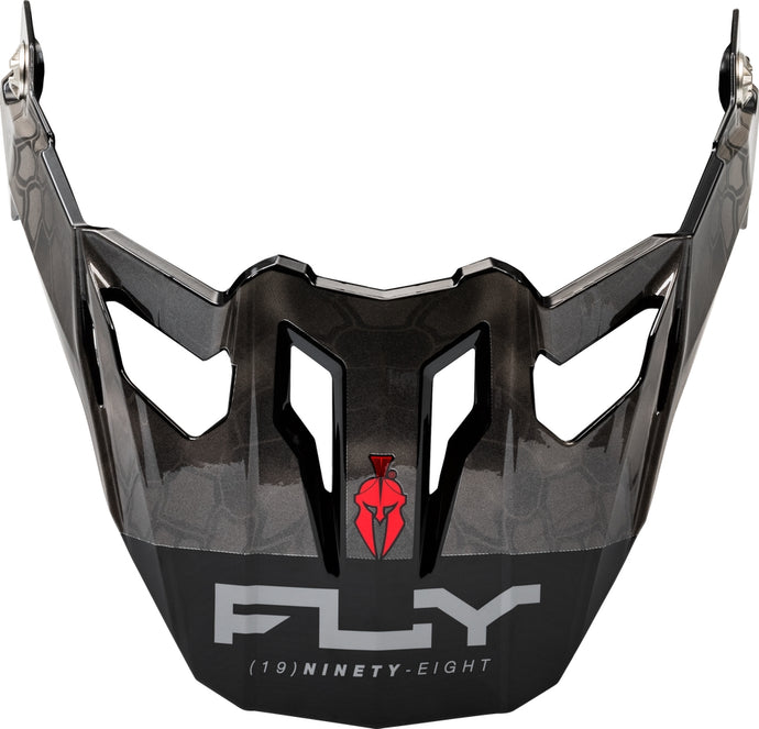 Fly Racing Visor for Trekker Kryptek Conceal Helmet - Black/Gray/White