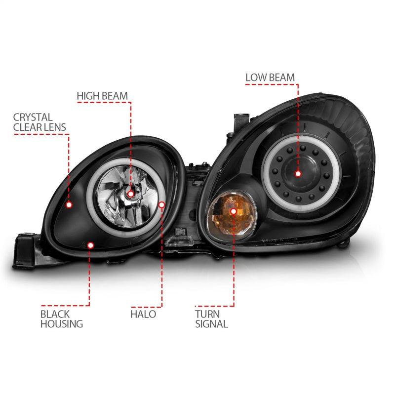 Load image into Gallery viewer, Anzo 121144 ANZ LED/Projector Headlights

