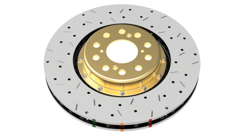 Load image into Gallery viewer, Dba DBA52224V2GLDXS DBA 5000 Slot&amp;Drill Rotors
