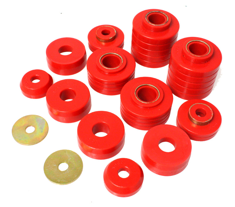 Load image into Gallery viewer, Energy Suspension 4.4107R ES Body Mounts - Red
