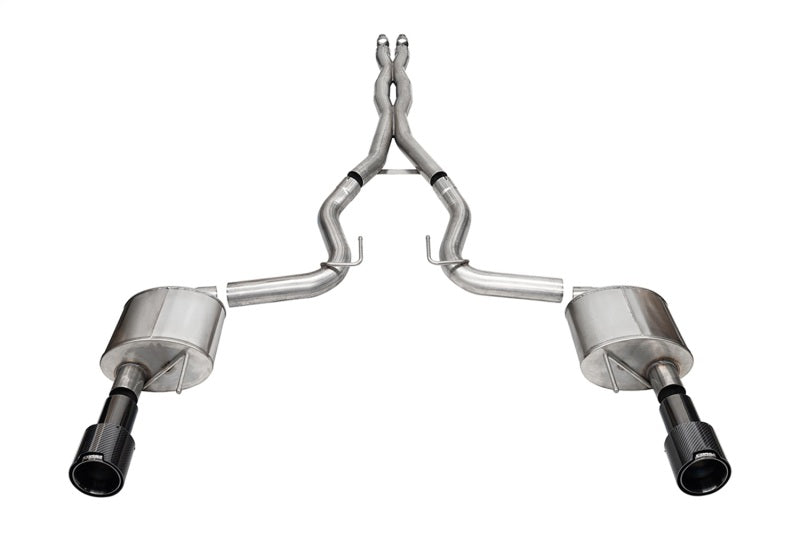 Load image into Gallery viewer, Corsa Performance 21251CFBLK COR Cat-Back Xtreme

